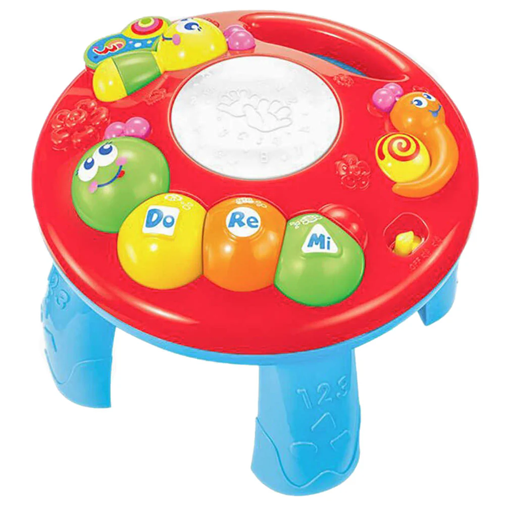Little Angel Baby Toys Musical Learning Table - Red view 1