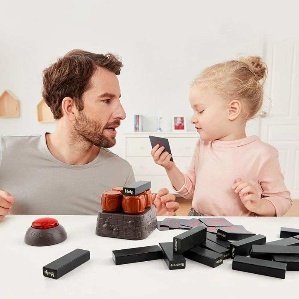 Topbright Kids Jenga Family Game for 3+ Years - Black view 4