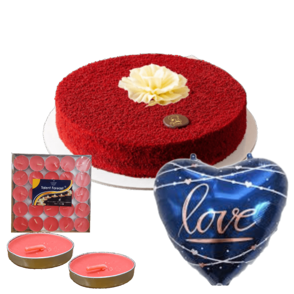 Anniversary Gifts cakes with candle and ballon 36 view 1