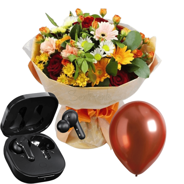 Birthday Gifts headphones with flower 6 view 1