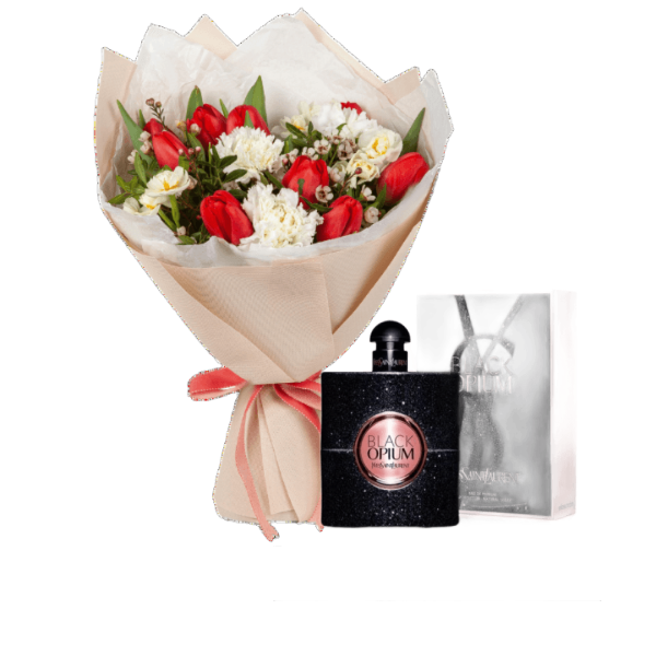 Special bouquet and perfume only for her 1 view 1