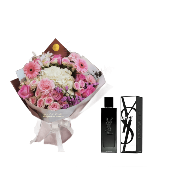 Special bouquet and perfume only for her 2 view 1