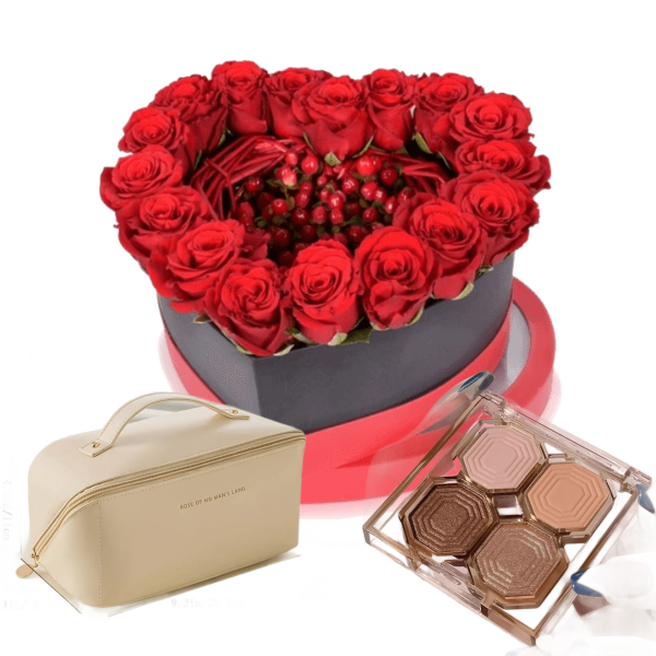 makeup and flower for her  45 view 1