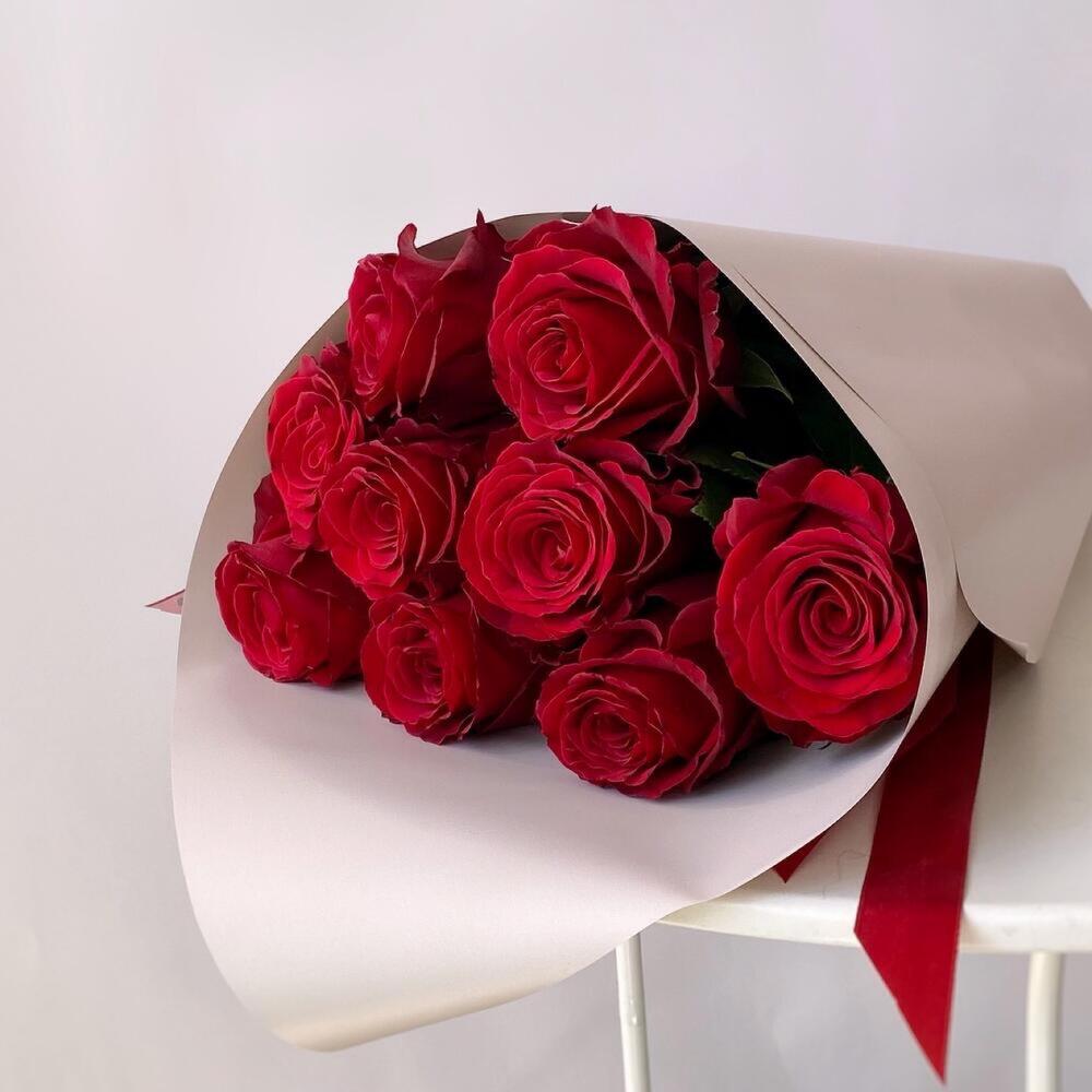 9 Premium Red Roses - Soul view 1