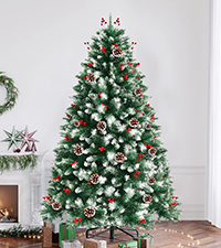 Tree, 2.1M Christmas Tree with 1200 Branch Tips view 1