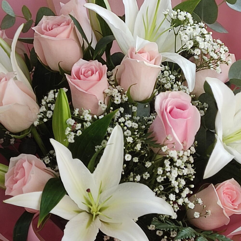 Rose and Lily Serenade - sharjah flowers view 5