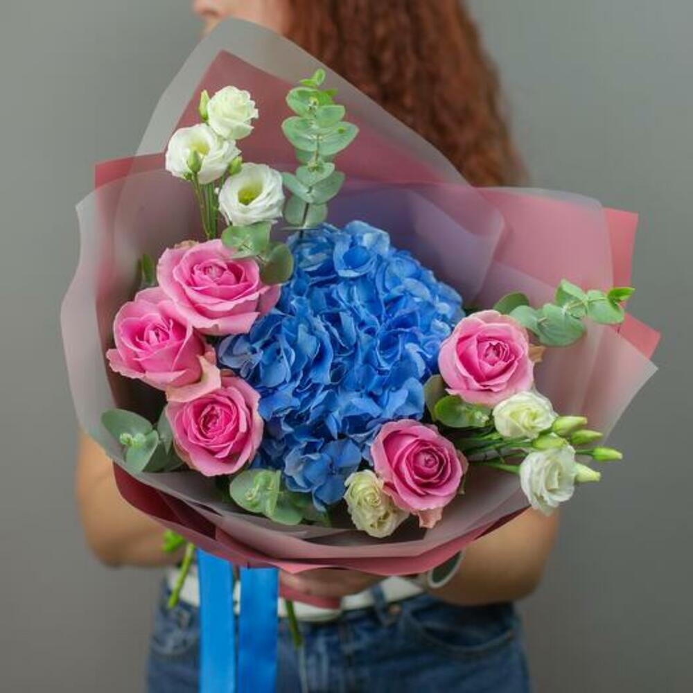 Bright Hydrangea Bouquet view 7