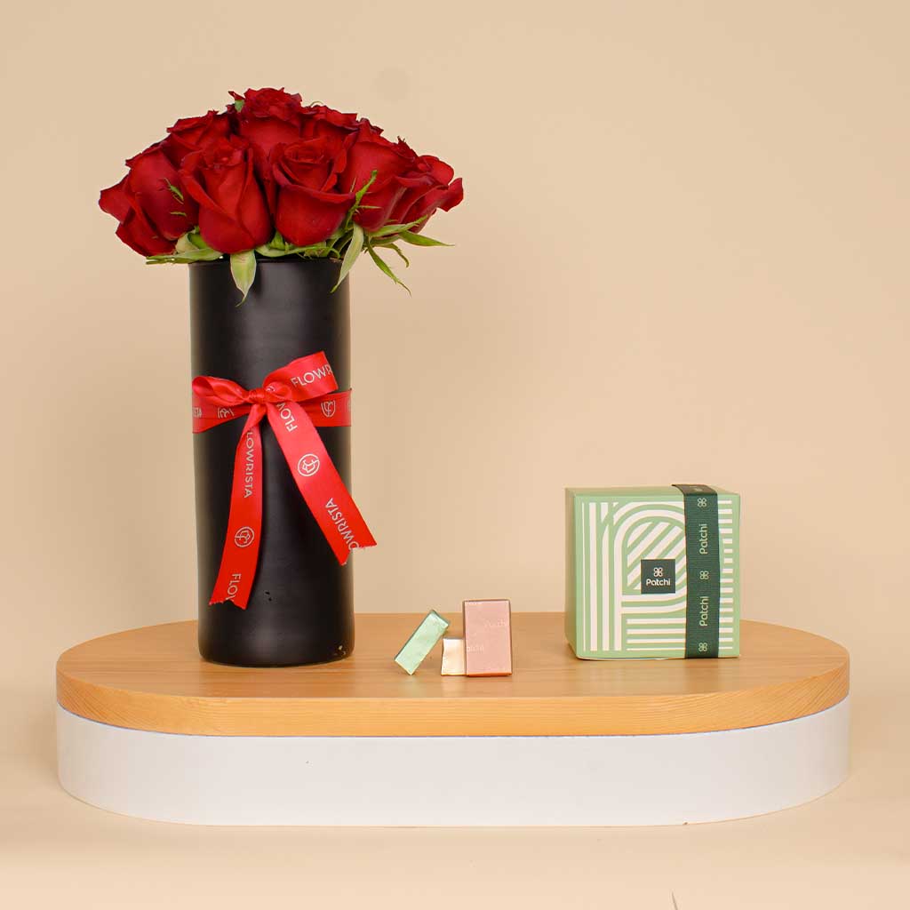 Patchi Chocolate and Love Vase view 1