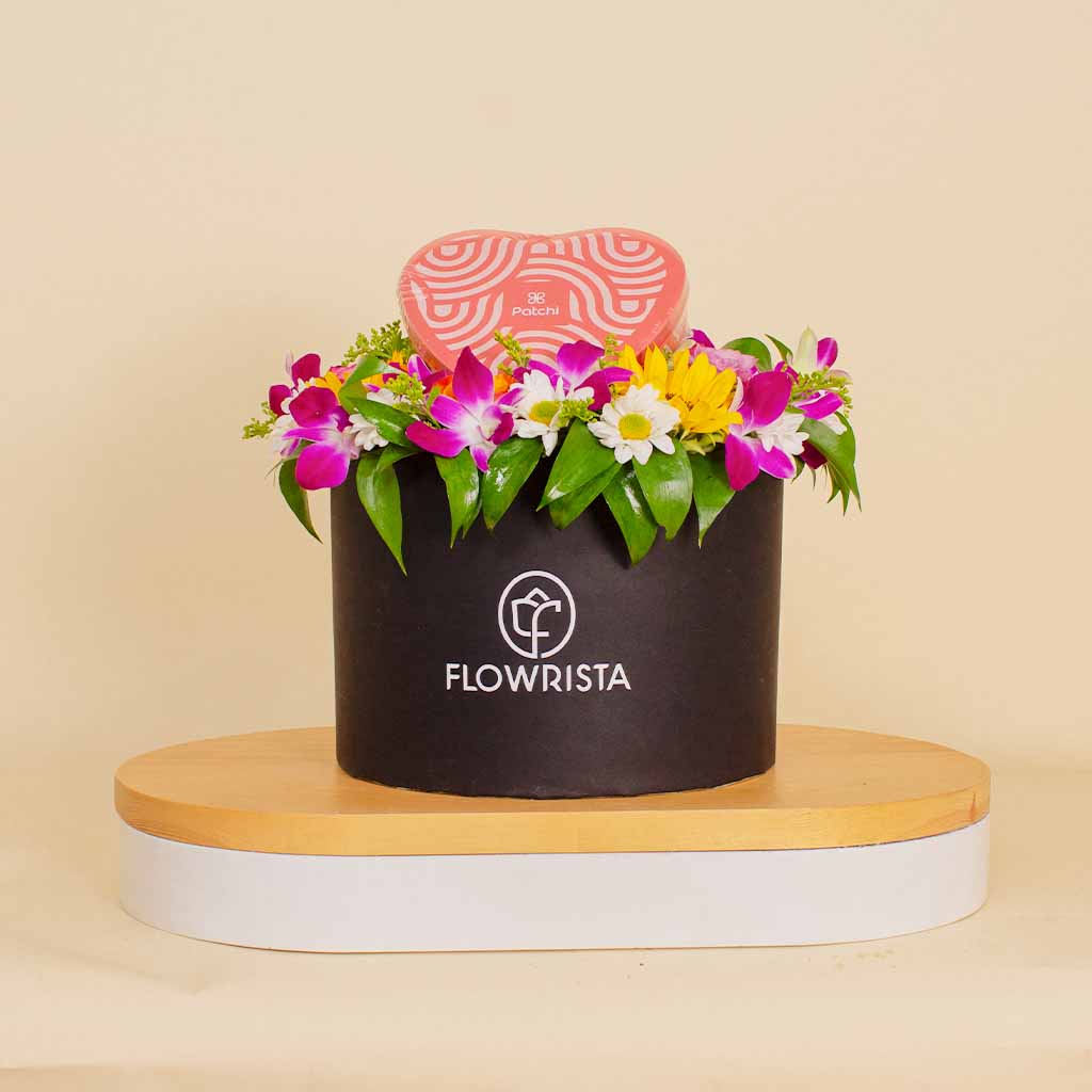 Patchi Love Chocolate Box | Spring Flower Box view 1
