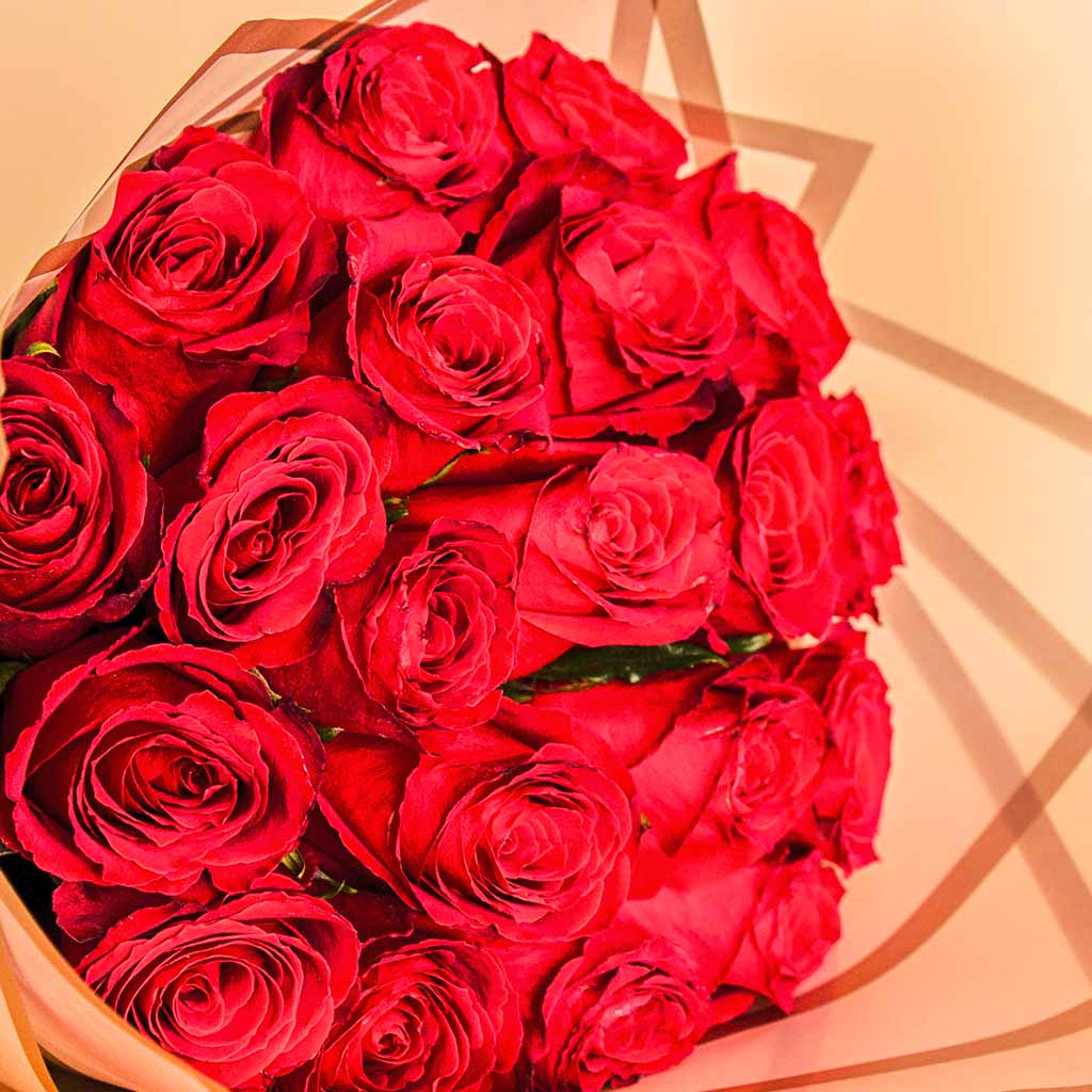Scandal By Night with 20 Red Roses Hand Bouquet view 5
