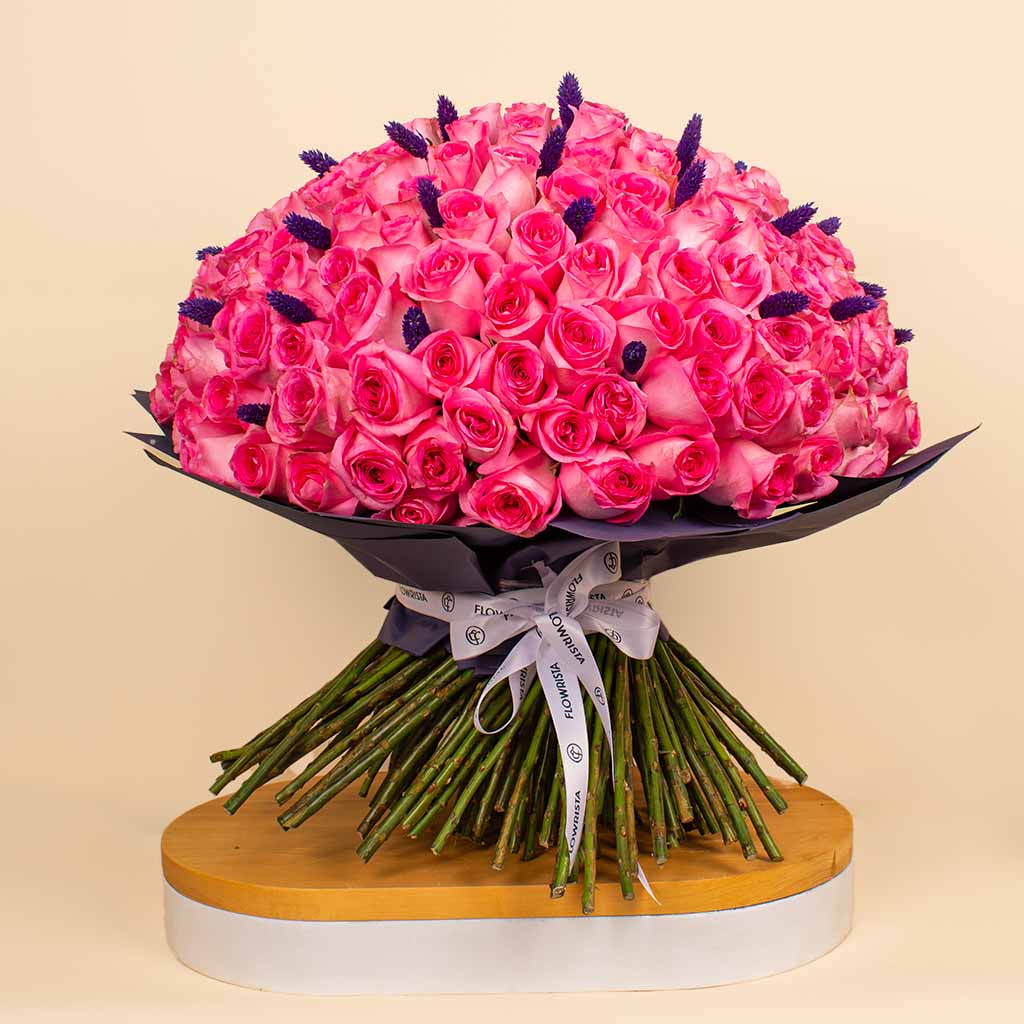 Dreamy Pink Bouquet | 200 Rose view 1