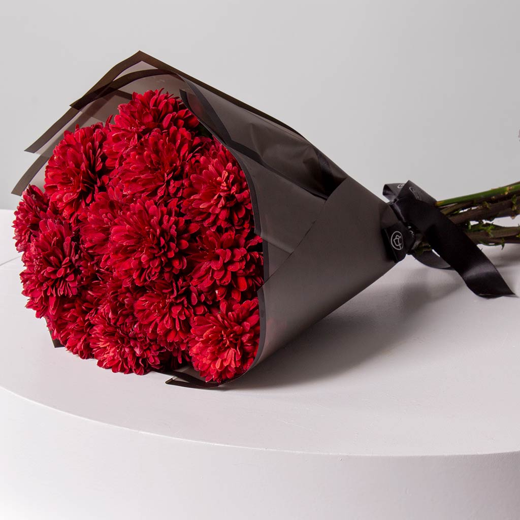 Red Chrysanthemum Bouquet - Forever With You view 1