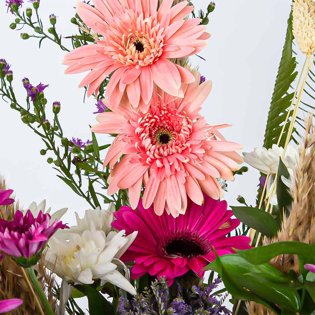 Gerbera & Chrysanthemum Flower Vase view 5
