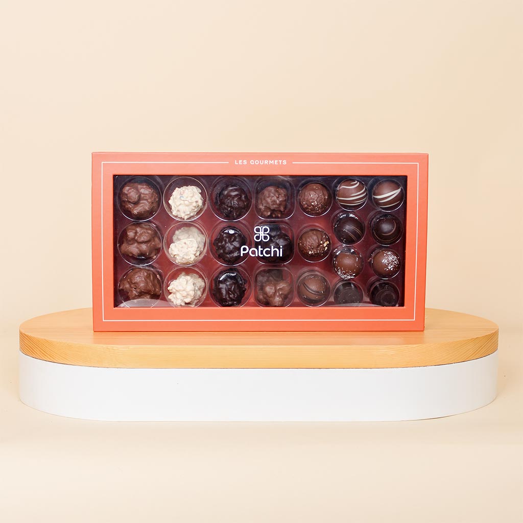 Patchi Les Gourmets Assorted Chocolates Box – 580g view 5