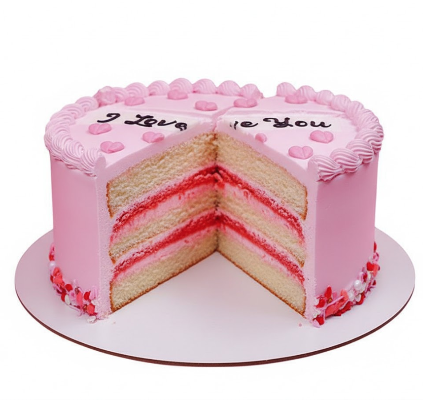 ILY Peel off Cake (Message - I love you) view 4