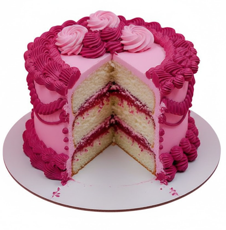 Besties Peel Off Cake(Message – Besties before Resties! ) view 4