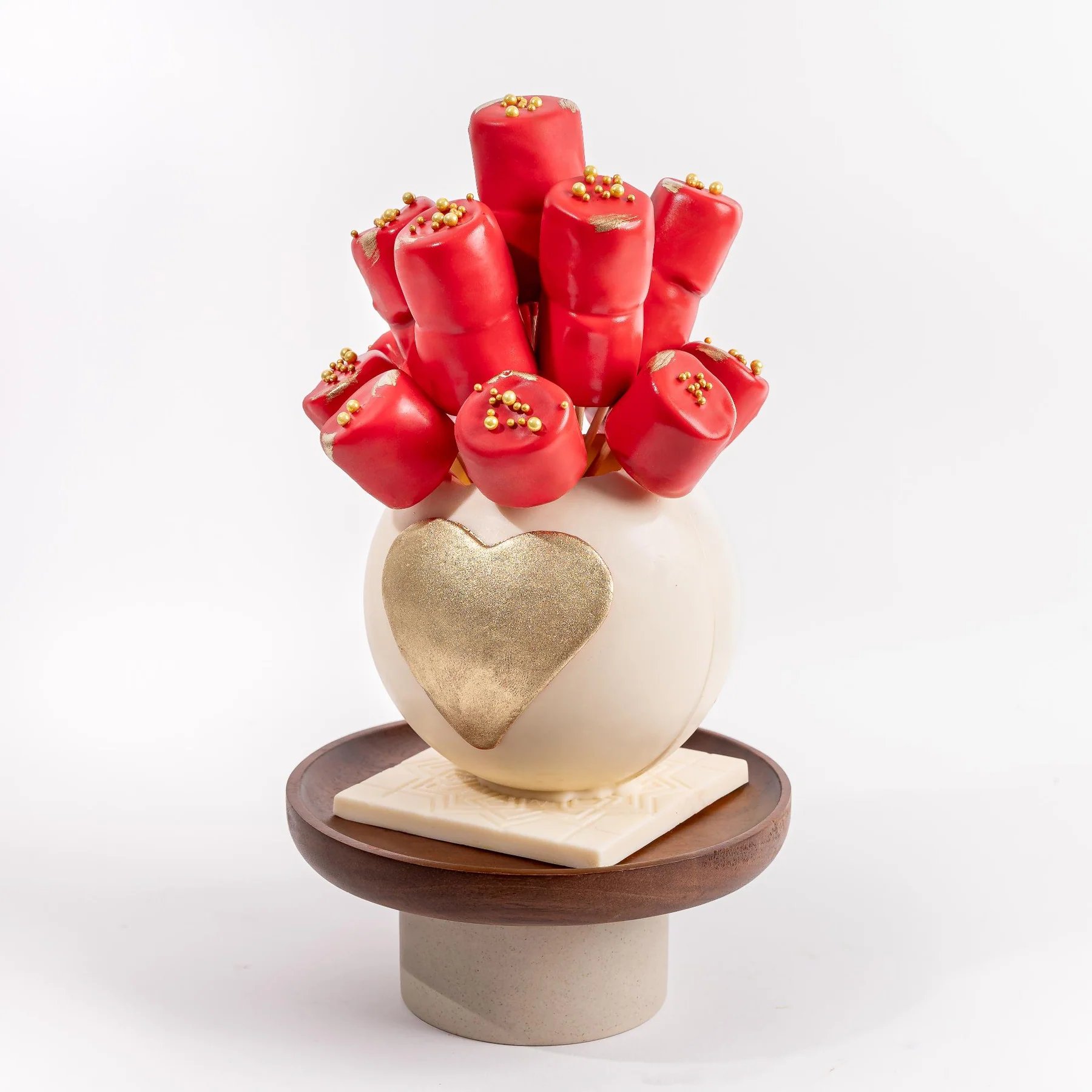 Red Roses and Marshmallows Romantic Gift Bundle view 5