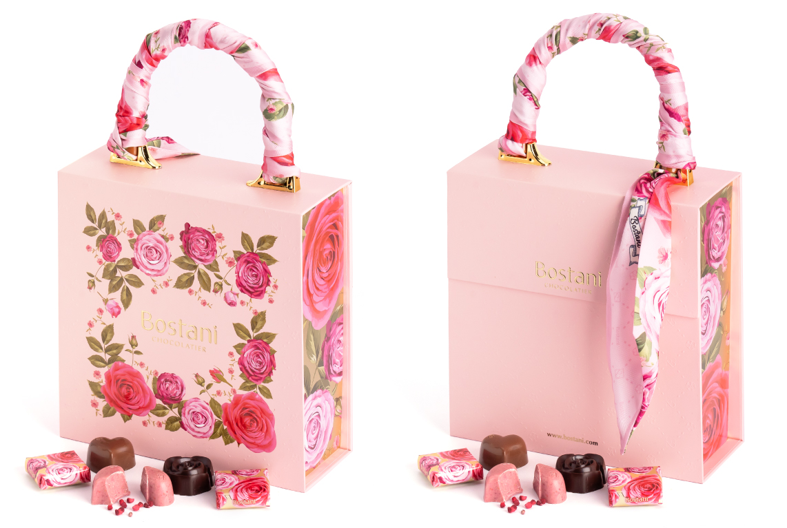 Large Rose Bag Chocolate Box view 6