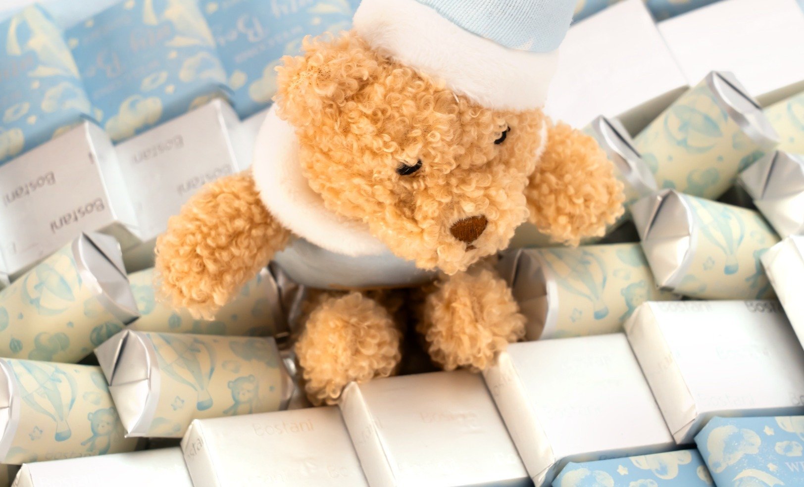 Welcome My Boy Baby Rectangular Basket 1260g view 6
