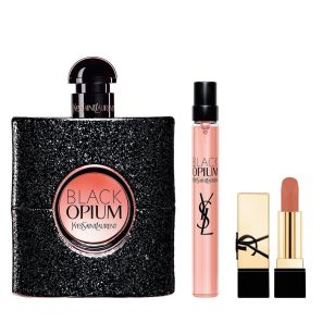 Ysl Black Opium Set Edp 90ml + Edp 10ml + Lipstick 1.3g bundle  limited offer view 7