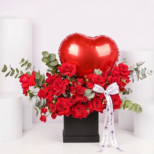 Forever Love Red Rose Box view 4