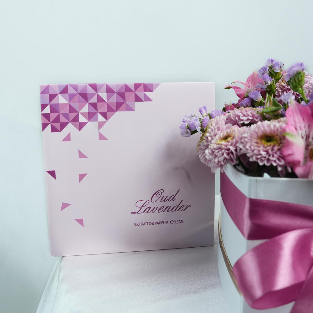 Ahmed Al Maghribi Lavender Kiss Flowers Gift Box view 6