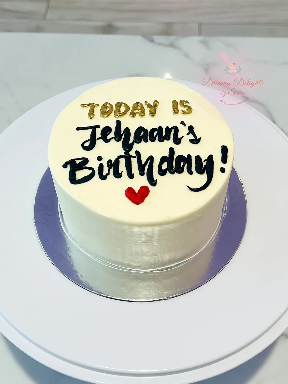 Birthday Bento Cake with lily box view 9