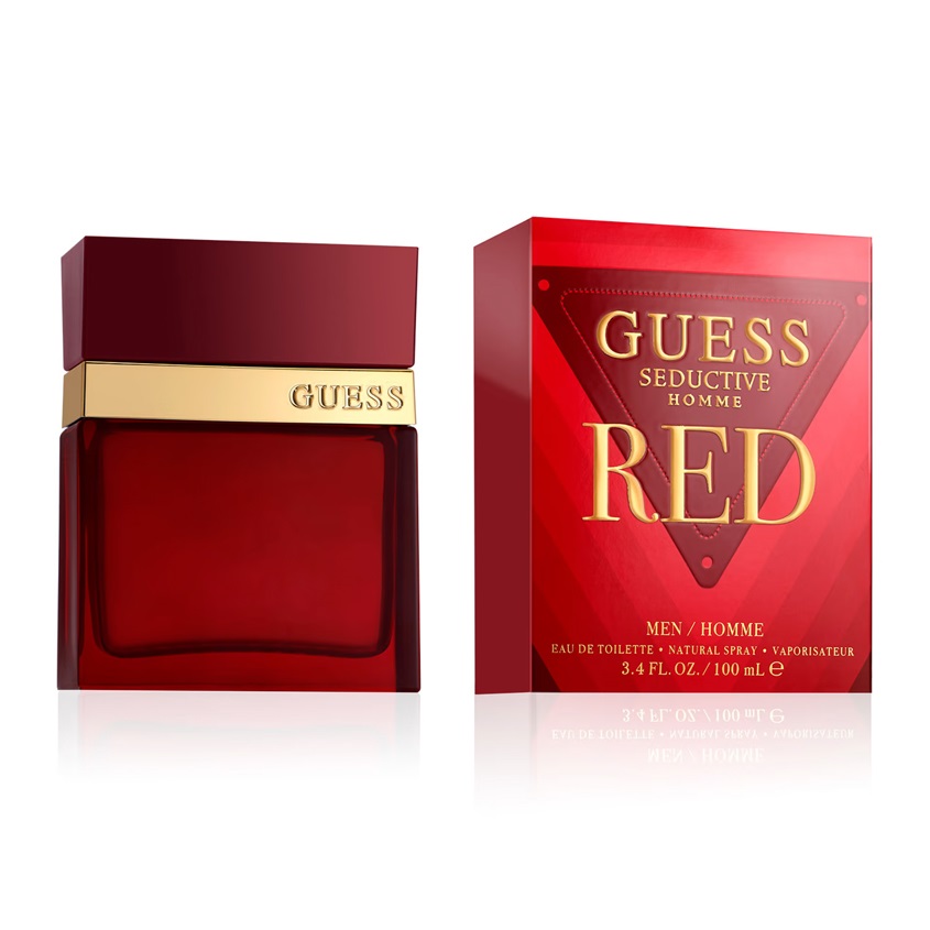 GUESS Red Seductive For Men with forever flowers view 6