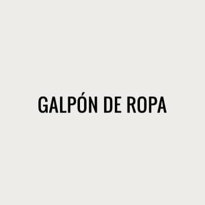 Galpón de ropa