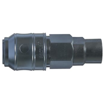 Rectus 21 Coupling G1/4 Female POM Blue Cyl.Sleeve