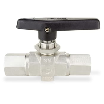 A-lok Ball Valve 1/8 PCTFE PTFE A316L