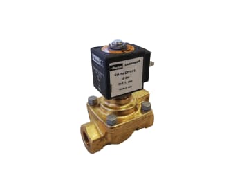 2/2 Lucifer Pilot Valve NBR Brass G 1/2` N.O 24VDC