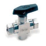 3-Way Ball Valve 1/4' NPT 689 Bar A316L