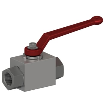 2-WAY BALL VALVE G1/4, 500 BAR, POM/NBR, STEEL.