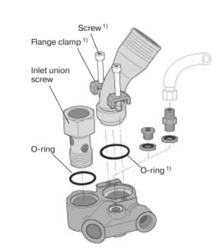 Inlet Union Screw For F2, Remember 2 Pcs On Order