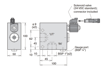 By-Pass Valve N.O BPV-L 1' BSPP - 24V