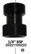 VGU Adapter No.8 - 1/4' (VALVE F)