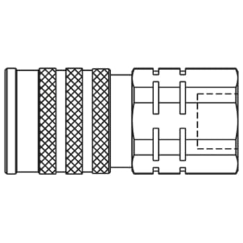 TEMA Flatfaced 3/8' Coupling AISI 316