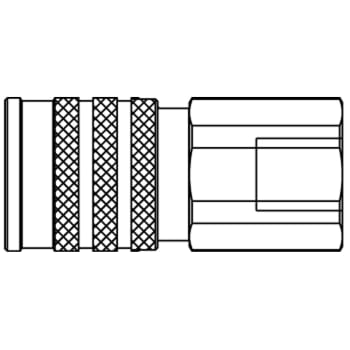 TEMA Flatfaced 1' Coupling 1.1/4 BSP