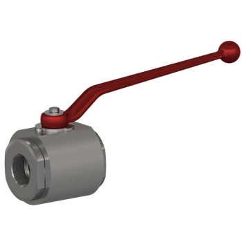 2-WAY BALL VALVE G1.1/2, 420 BAR, POM/NBR, A316L.