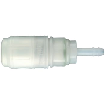 Coupling White Chem 9mm Hose Barb