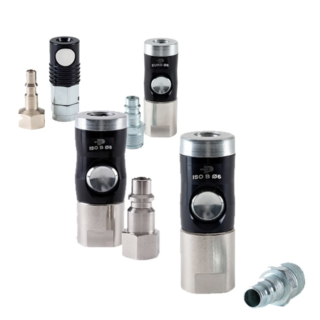 RECTUS 25 CPL 3/8` BSPP Female Safety Push-Button