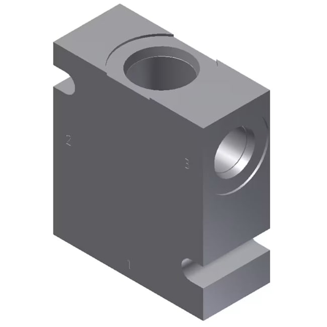 Manifold 3-Way 350 bar C08-3 x G 1/4 Steel
