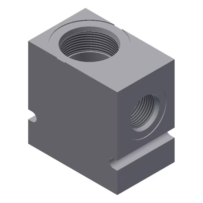 Manifold 2-Way 350 bar C20-2 x G 1 1/4 Steel