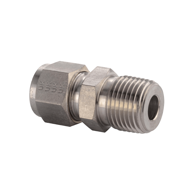 A-Lok Male Connector 8MM X 1/4 NPT 316