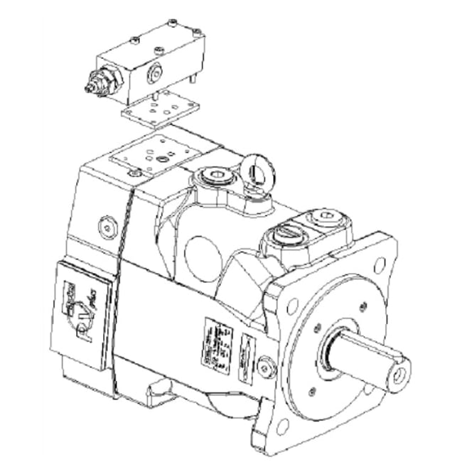 Adapterplatte KS47-Regler AUF KS42-Pumpe N