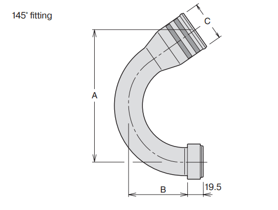 Suction Fittings 50 MM 145 Gr (2')