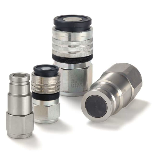 TEMA Flat Face 1' Coupling W/Port G 1 1/4'