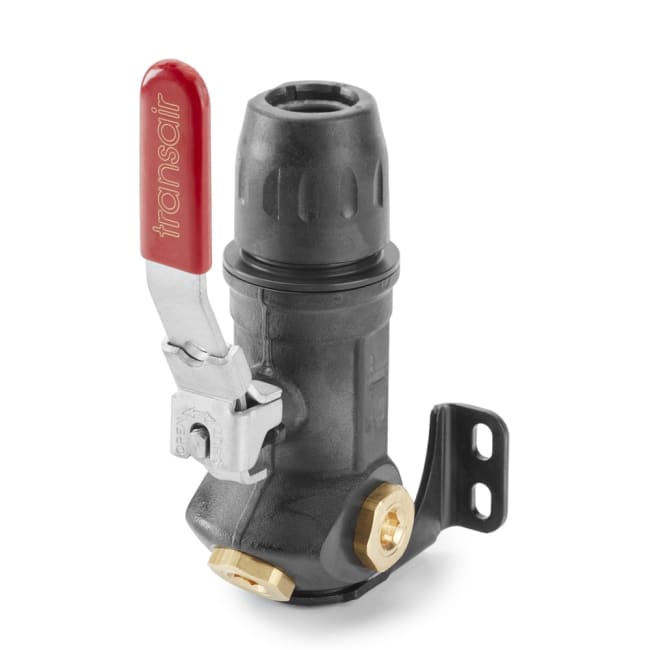 TRANSAIR 3 Port 45Gr Wall Br D25,G1/2` W/Ball Valv
