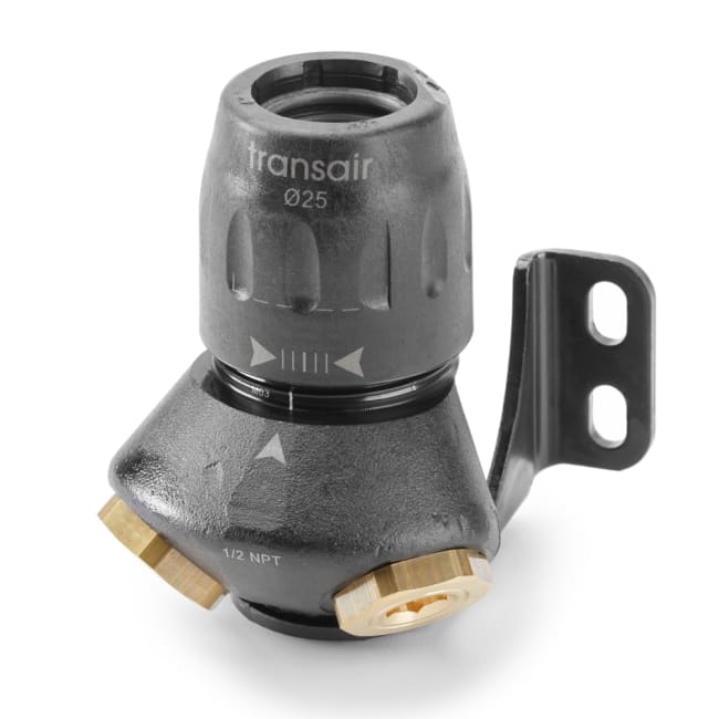 TRANSAIR 2 Port 45Gr Wall Bracket D25, G1/2